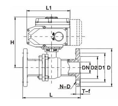 High-pressure floating ball valve