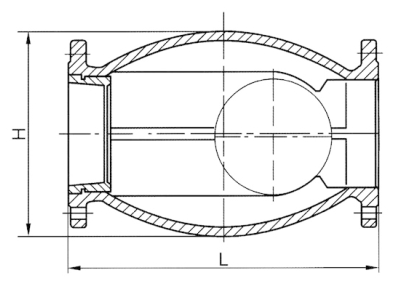 High-pressure floating ball valve