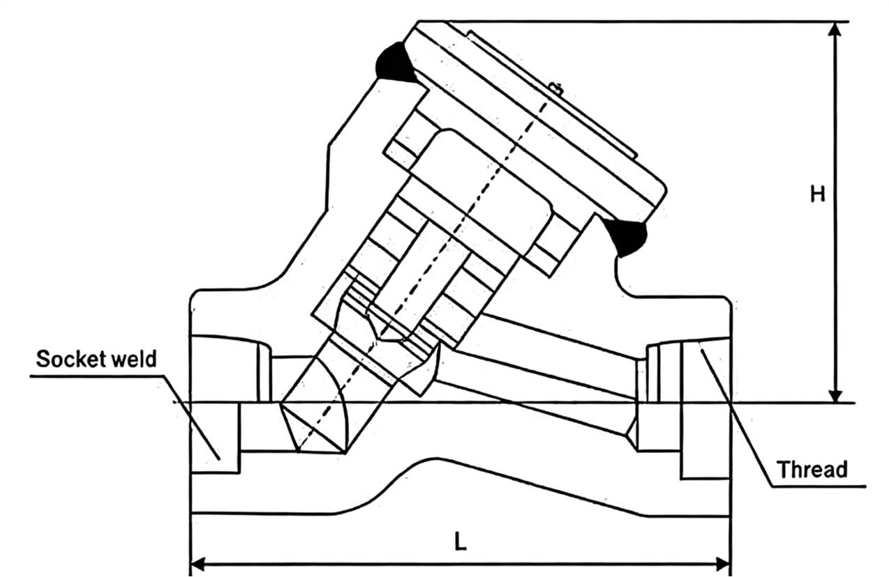 High-pressure floating ball valve
