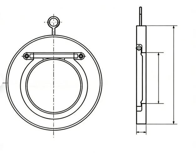 High-pressure floating ball valve